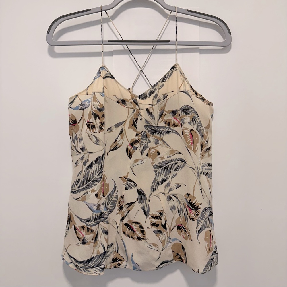 Madewell Skinny Strap Silk Tank